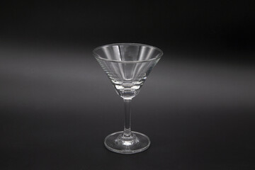 martini glass on black background,Include Clipping Path.
