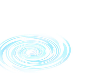水の波紋（斜め）のアブストラクト背景2（白背景）