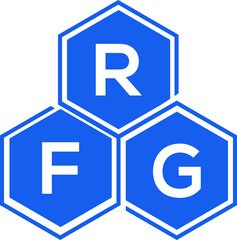 RFG letter logo design on White background. RFG creative initials letter logo concept. RFG letter design. 