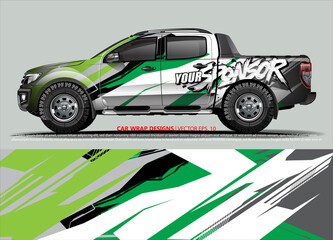 truck graphics. modern camouflage design for vehicle vinyl wrap 