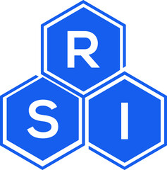 RSJ letter logo design on black background. RSJ creative initials letter logo concept. RSJ letter design. 