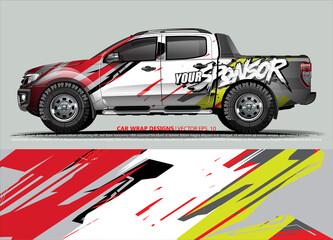 Obraz premium truck graphics. modern camouflage design for vehicle vinyl wrap