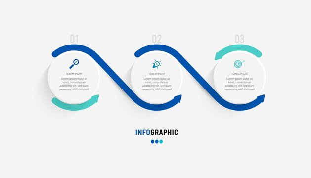 Business data visualization. Process chart. Abstract elements of graph, diagram with steps, options, parts or processes. Vector business template for presentation. Creative concept for infographic
