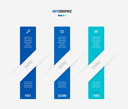 Business data visualization. Process chart. Abstract elements of graph, diagram with steps, options, parts or processes. Vector business template for presentation. Creative concept for infographic