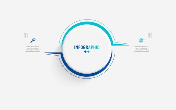 Business data visualization. Process chart. Abstract elements of graph, diagram with steps, options, parts or processes. Vector business template for presentation. Creative concept for infographic