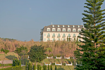 Fototapeta premium A building built for tourists to visit