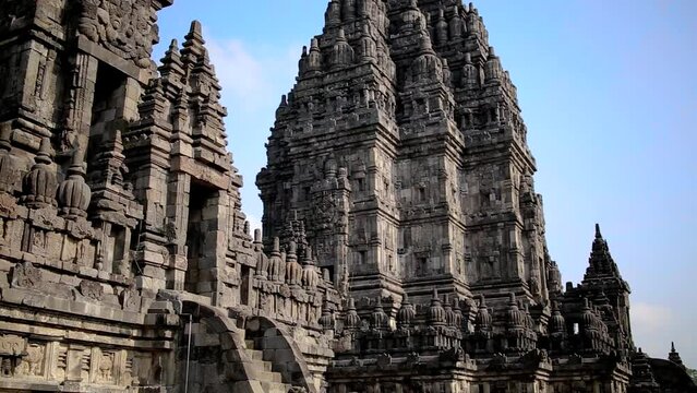 Candi Prambanan Temple in Yogyakarta, Java Indonesia, Hindu Temple in Java