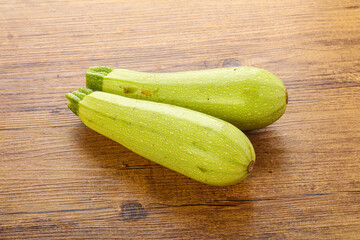Two Young zucchini for cooking