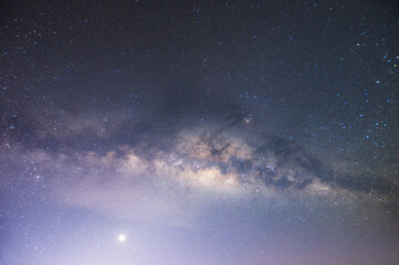 Beautiful Milky way galaxy. Chiang Mai, Thailand.