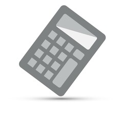 Calculator vector on white background