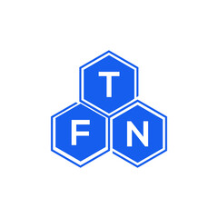 TFN letter logo design on black background. TFN  creative initials letter logo concept. TFN letter design.