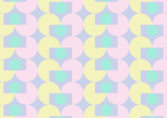 幾何学的な変形模様の背景素材