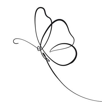 recommend clip art: Butterfly Continuous Line Art Drawing. One Line Art Minimalist Style of Cute Butterfly. Good for Wall Art, Print, Poster. Abstract Minimal Trendy Modern Drawing. Vector EPS 10