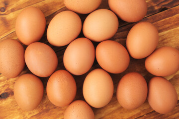Chicken eggs