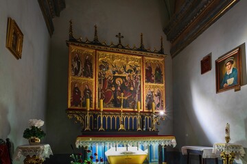 Wnętrze Kościoła Świętego Mikołaja w Krakowie - obrazy, fototapety, plakaty