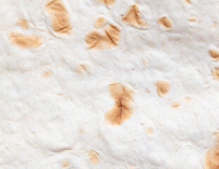 Lavash flatbread as a background.