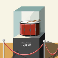 International Museum Day Vector Illustration
