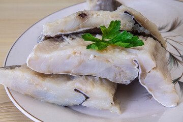 fresh cod fillets, dish fish