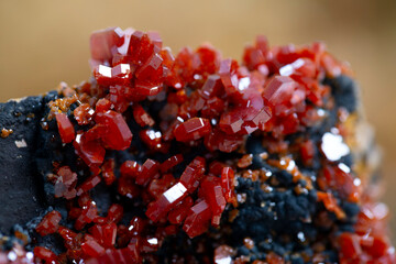 vanadinite, .mineral specimen stone rock geology gem crystal