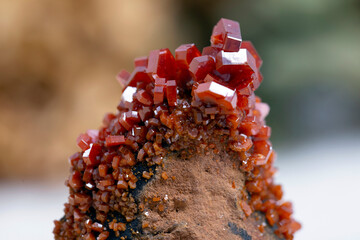 vanadinite, .mineral specimen stone rock geology gem crystal