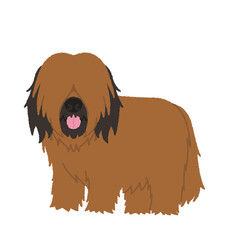 ブリアードの犬イラスト