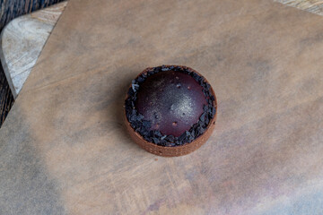 chocolate cake with an airy sponge cake and chocolate filling