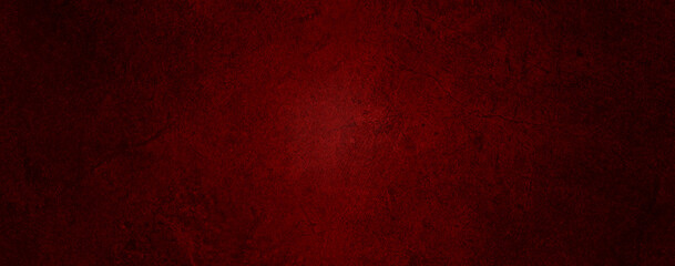 Hard Grained Distressed Concrete Cement Dark Red Texture Abstract Background - obrazy, fototapety, plakaty