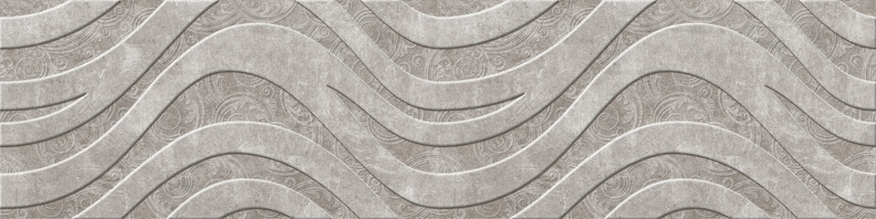 Waves pattern, wall tile or wallpaper design