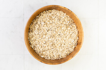 ボウルに盛られたオートミール