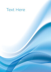 Naklejka premium Abstract wave background for design