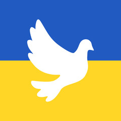 Peace Dove - For Peace in Ukraine - Stop War in Ukraine