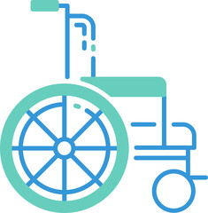 Wheelchair line icon