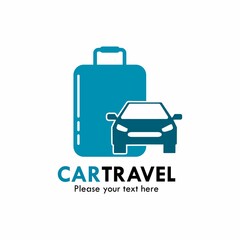 Car travel logo template illustration. suitable for agency, app, web, mobile, label, mark, symbol etc