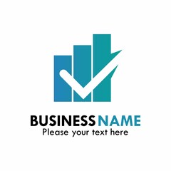 Creative Accounting Concept Logo or Business Marketing and finance idea logo.