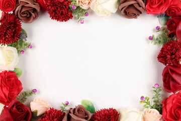 薔薇のフレーム