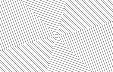 black and white hexagon minimal gradient circle papercut background
