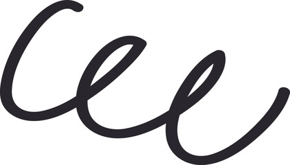 Hand drawn abstract organic shape brush . Decorative doodle pattern.