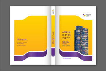 Modern Corporate business annual report cover, brochure flyer design. Leaflet presentation. Catalog with Modern color and shape publication poster magazine, layout, template. A4 paper size