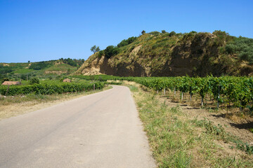 Summer landscape in Benevento province, Campania, Italy