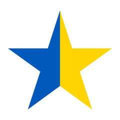 Ukrainian star symbol icon