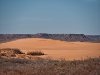 Sand Dunes in Little Sahara State Park in Waynoka, USA