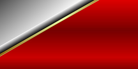 red, silver and gold background