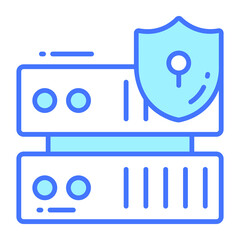 data security vector icon. Illustration for graphic and web design.