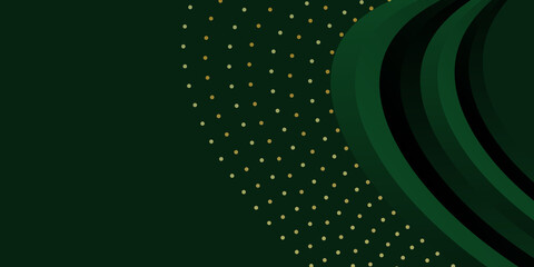 Dark green and gold background