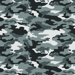 Seamless Grey Camouflage