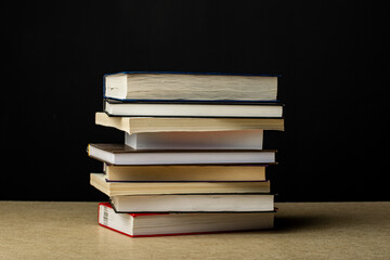 stack of books