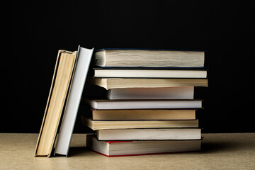 stack of books