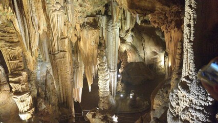 inside the cave