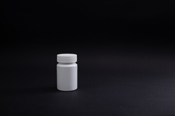 Jar with medicine for pandemic, virus and diseases
