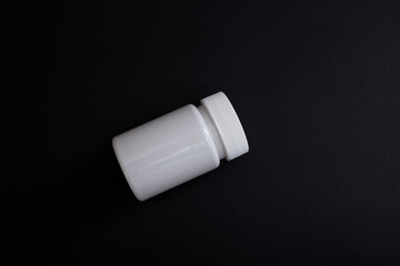 Jar with medicine for pandemic, virus and diseases